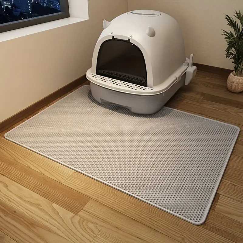 床マット 猫用トイレ下敷きマット 砂落とし防止